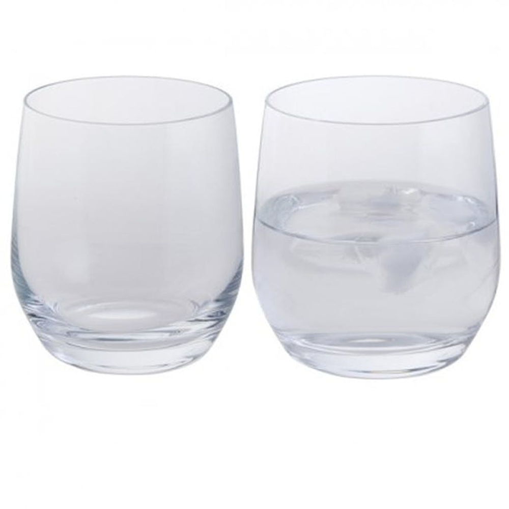 Wine & bar Tumbler pair, H91mm, Clear-0