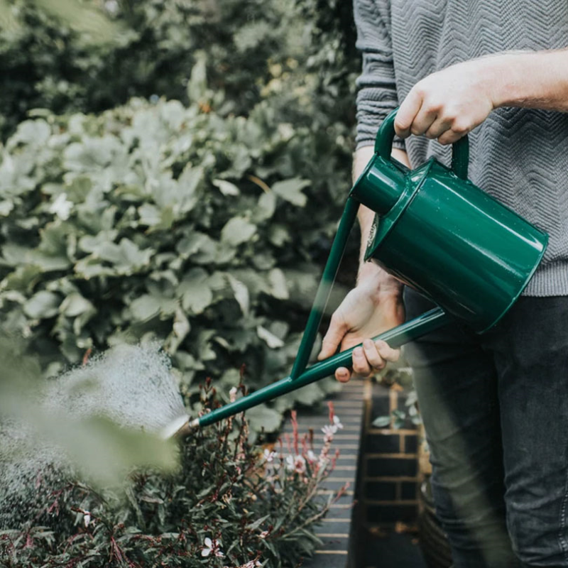 The Warley Fall Outdoor Watering Can, 1 Gallon, Green-0