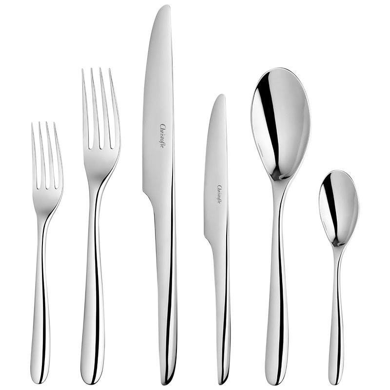 L'Ame 36 Piece Cutlery Set, Stainless Steel-0