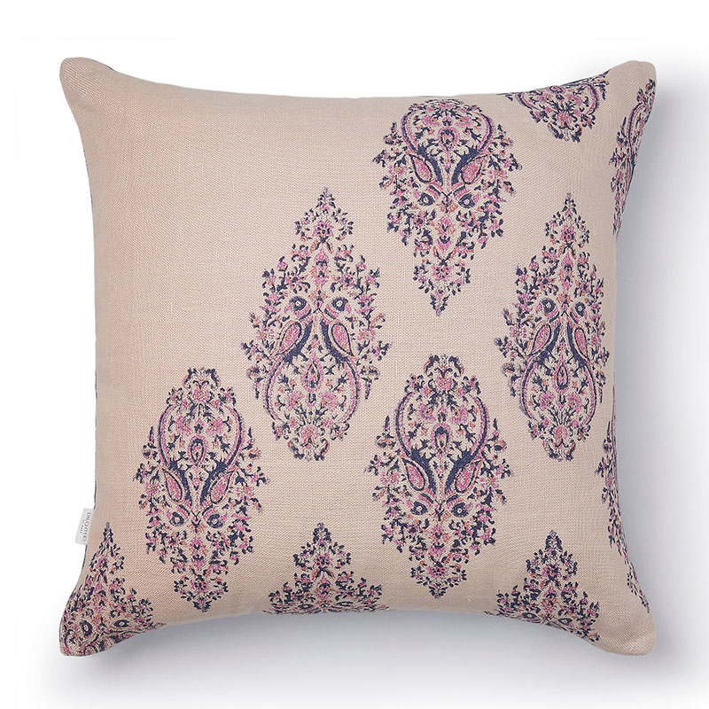 Zora Linen Cushion, 50cm x 50cm, Multi-1