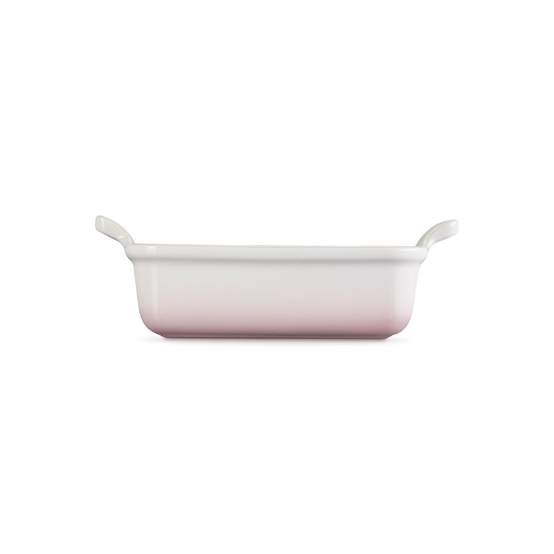 Stoneware Heritage Rectangular Dish, 19cm, Shell Pink-2