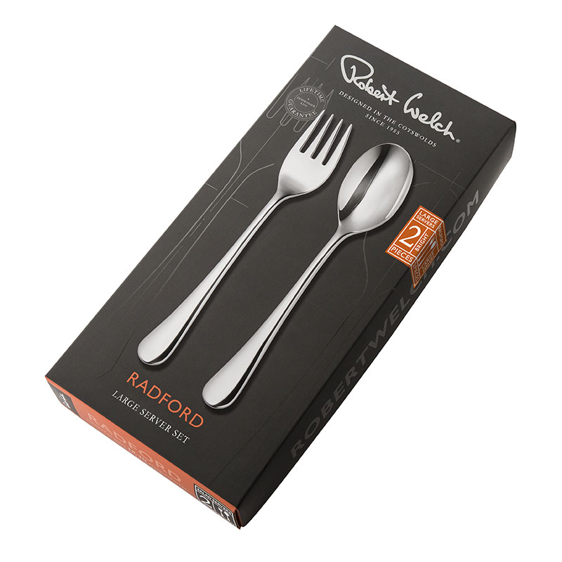 Radford Set of Large Servers, Stainless Steel-1