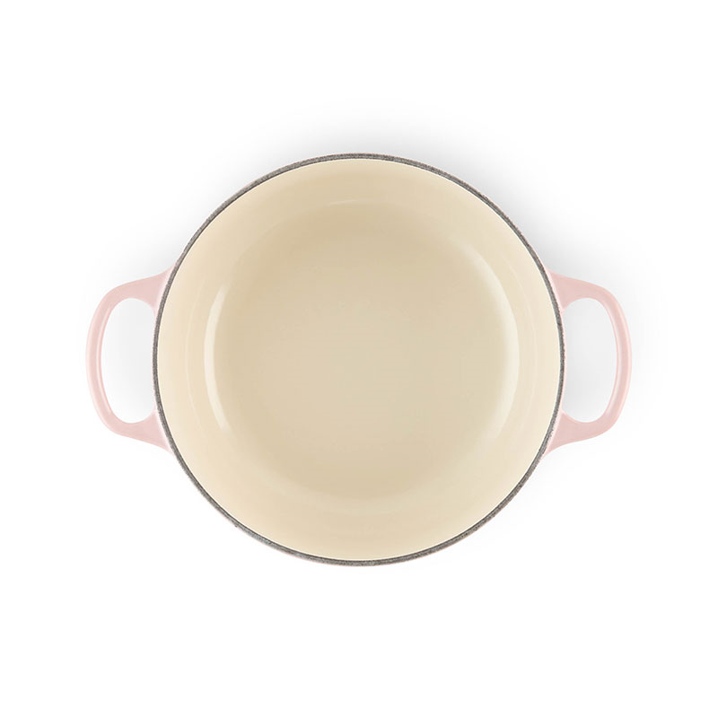 Signature Cast Iron Round casserole, 24cm - 4.2 litre, Shell Pink-2