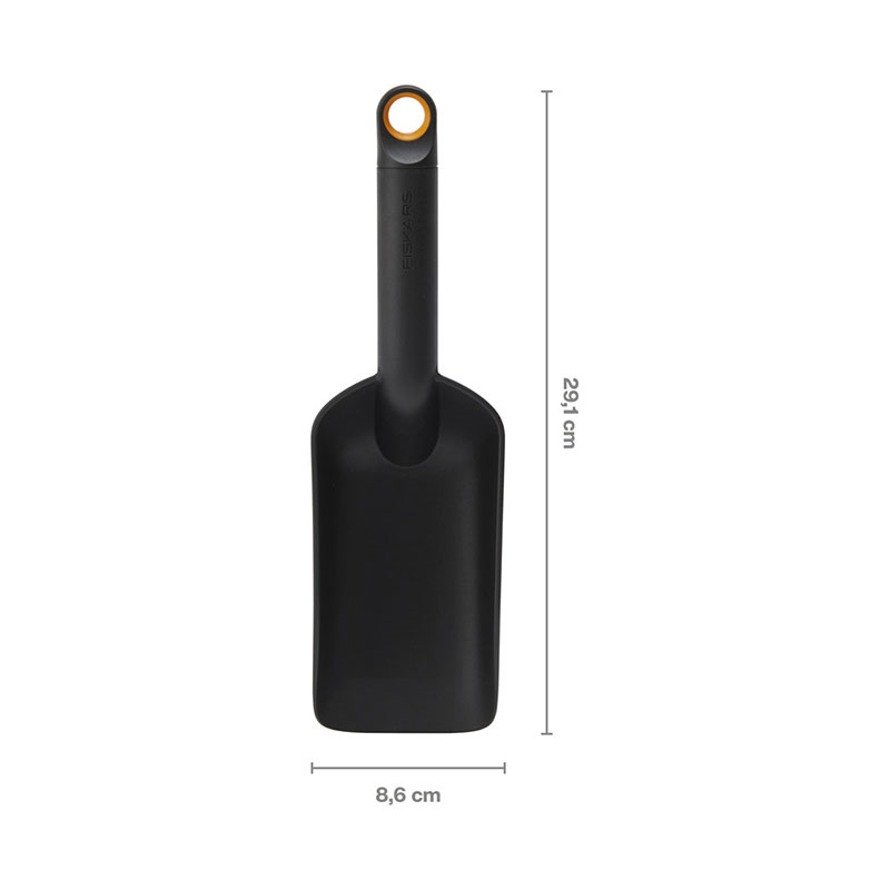 Urban Gardening Soil Scoop, H34.9 x L6 x W8.6cm, Black-2