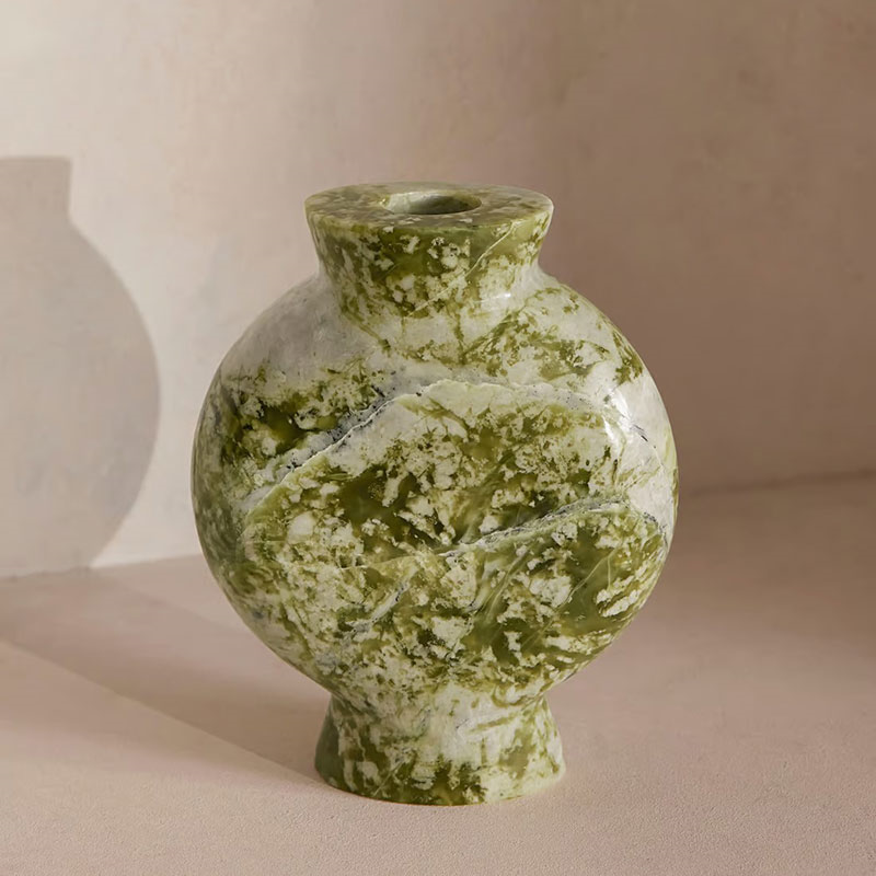 Sesso Vase, H18cm, Green-0