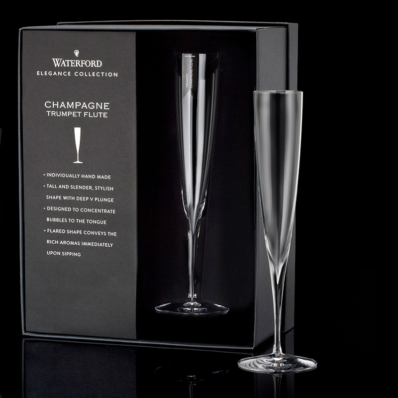 Elegance Collection Pair of champagne flutes-2