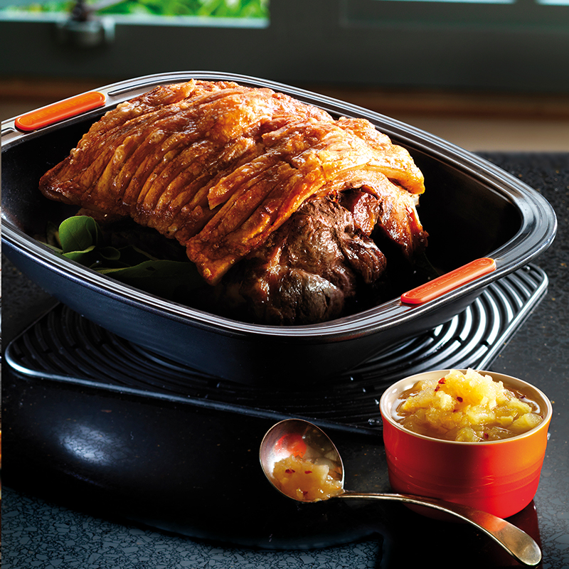 Bakeware Rectangular roaster, 33cm - 4.9 litre, Black-5