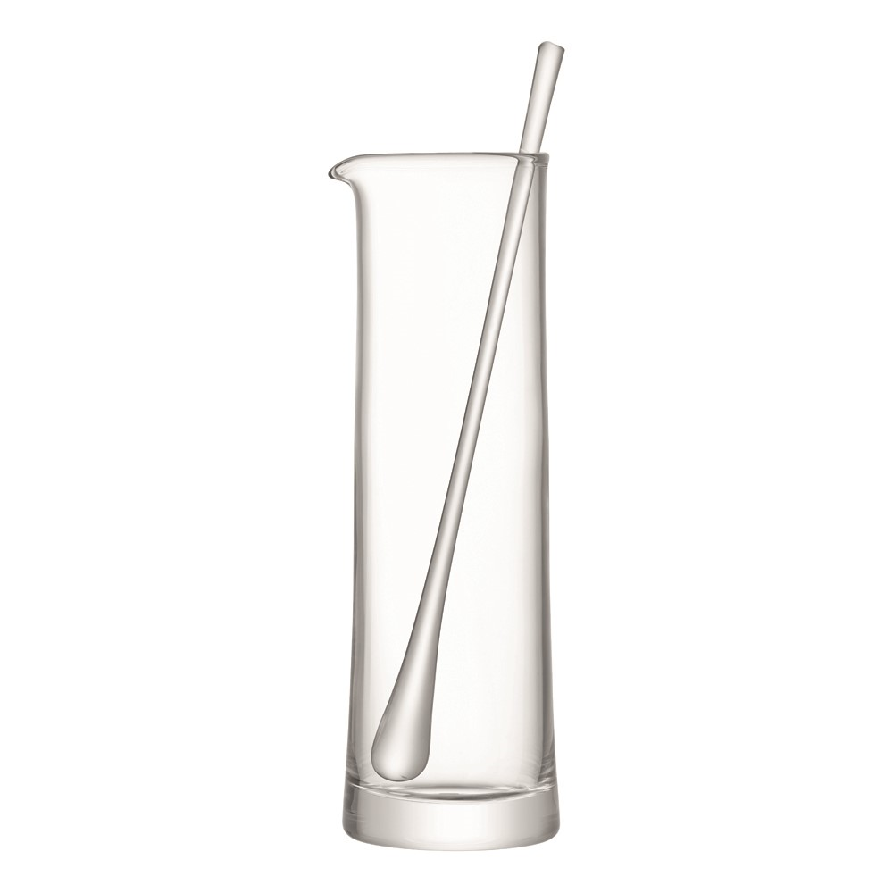 Gin Cocktail jug and stirrer, 1.1 litre, clear-1