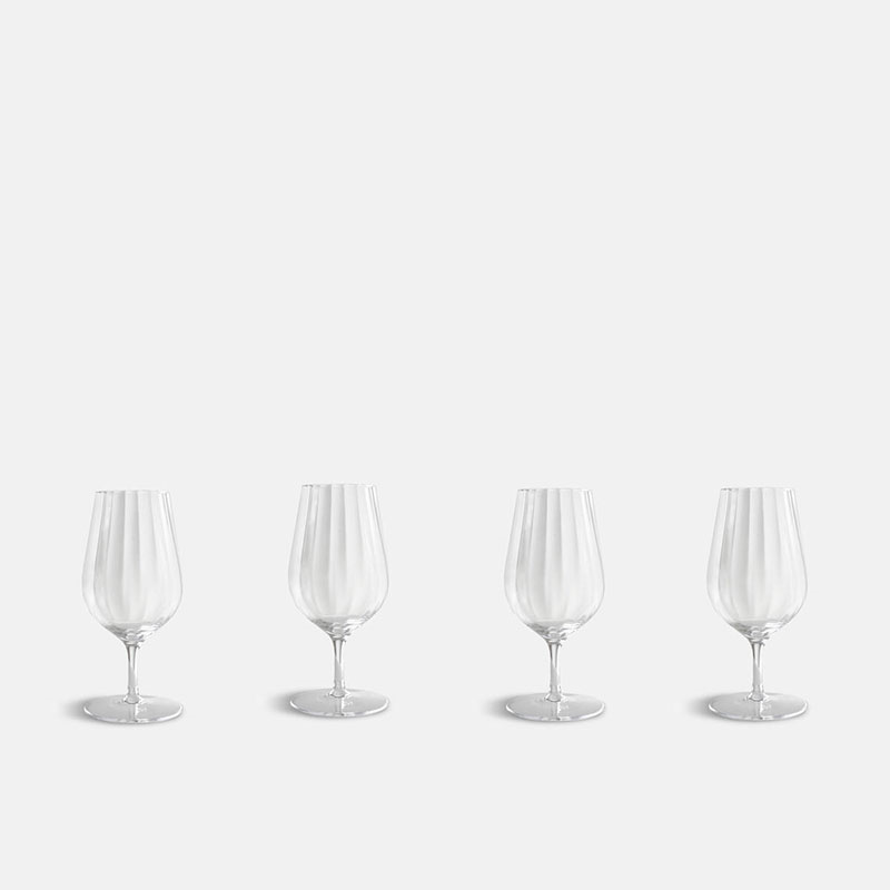 Pembroke Set of 4 Water Glasses, Clear-0