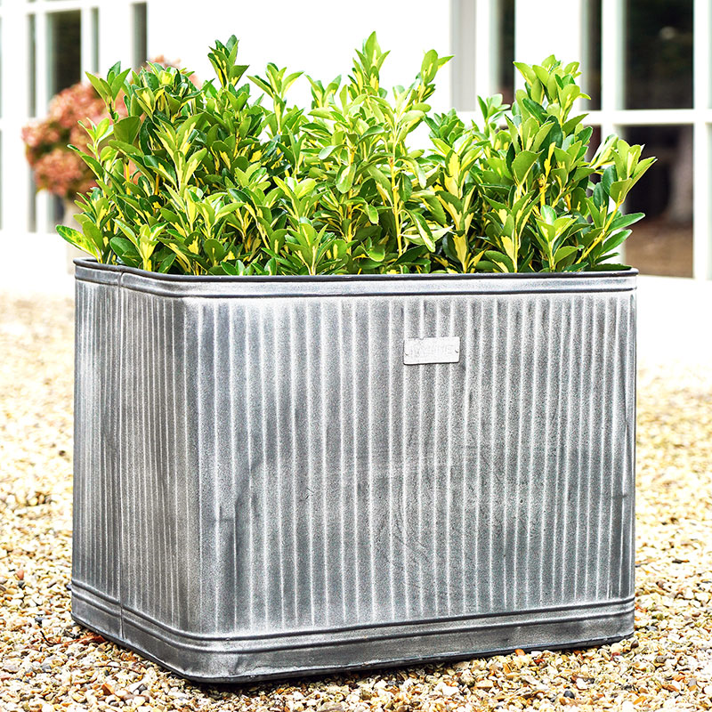 Hampton Planter, D80cm, Galvanised-0