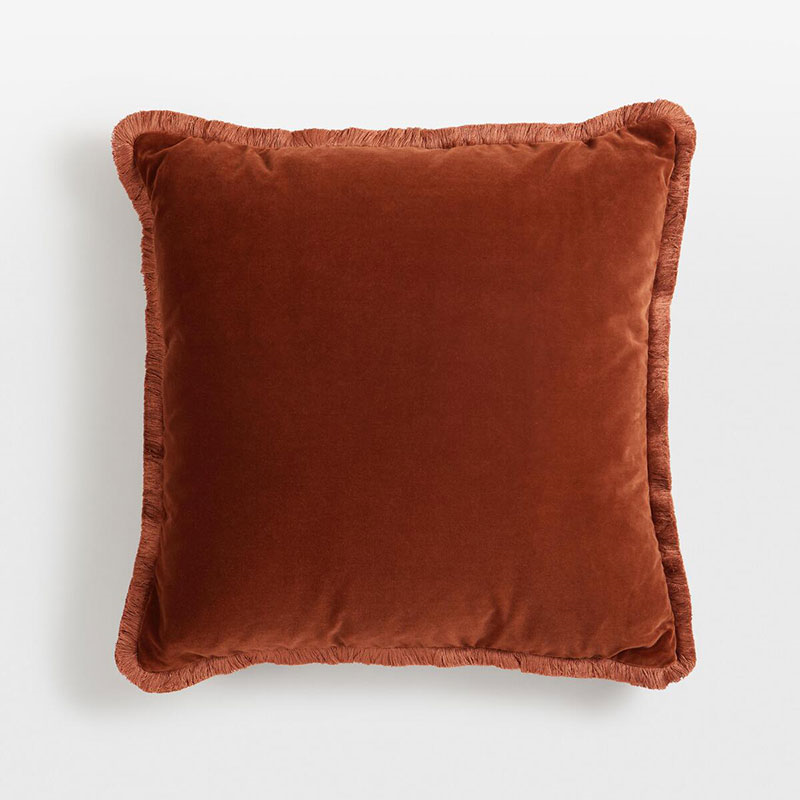 Margeaux Cushion, 68 x 65cm, Rust-0