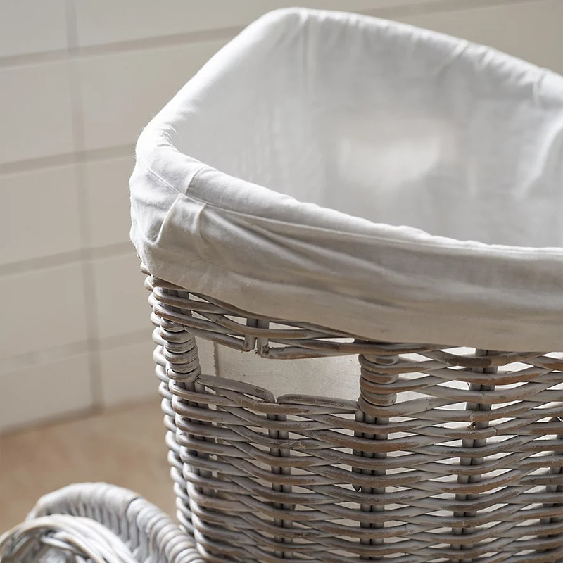 Kubu Laundry Basket, H75 x W49.5 x L38cm, Natural-1