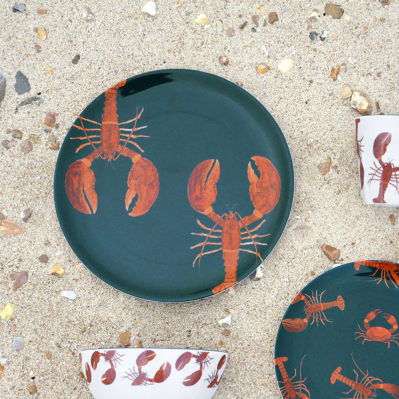 Lobster Melamine dinner plate, 25.4cm-2