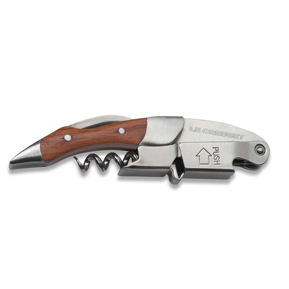 WT-110W Waiters friend corkscrew and bottle opener, wood and metal-0