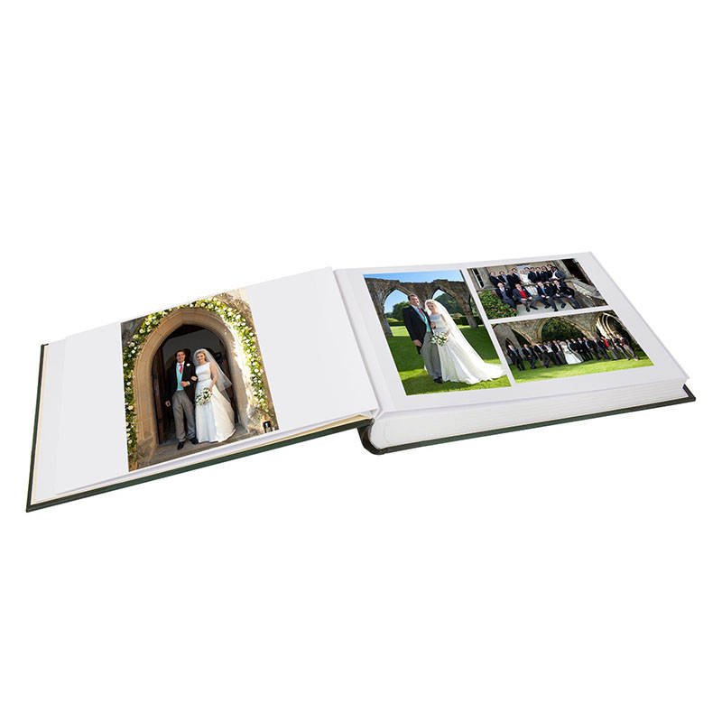 Traditional Landscape Photo Album, 30.5 x 39cm, Green-3