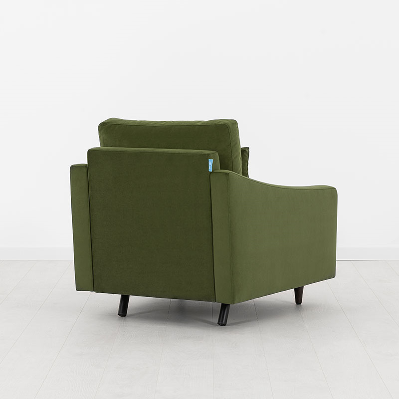 Model 07 Velvet Armchair, Vine-2