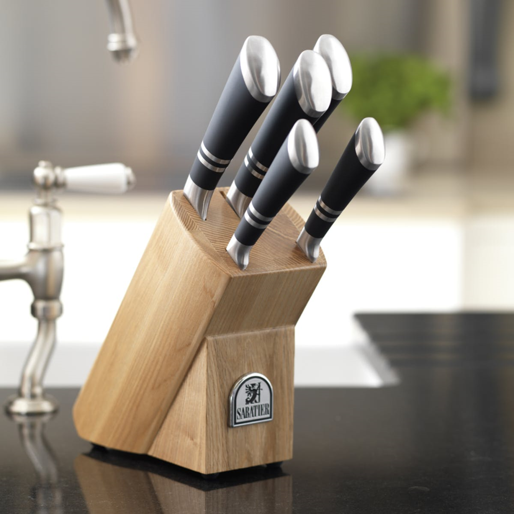 Maison Ashwood Knife Block, 5 Pieces-0