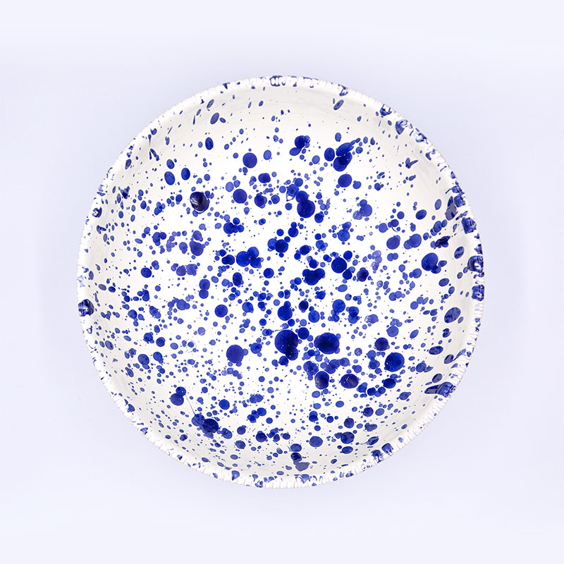 Splatter Pasta Bowl, D20cm, Blueberry-3