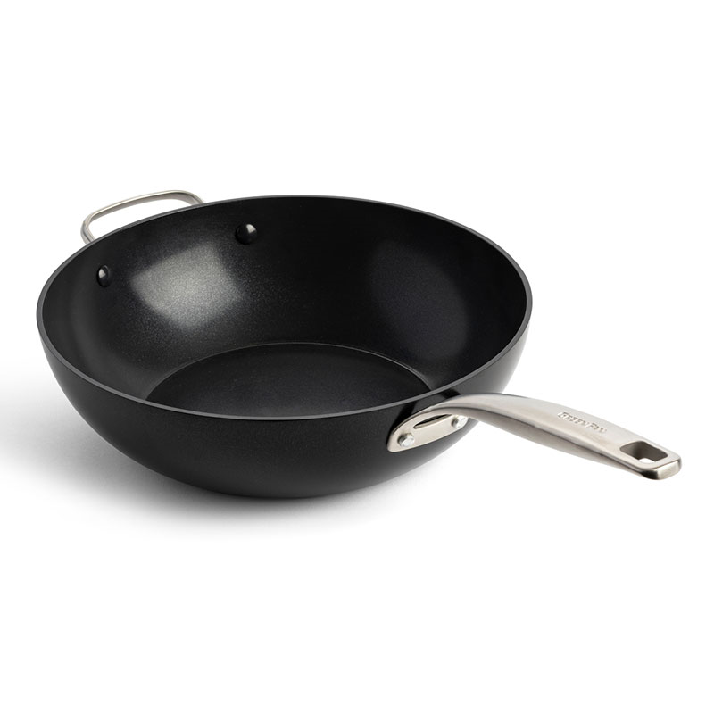 Copenhagen Non-Stick Wok, 30, Black-0