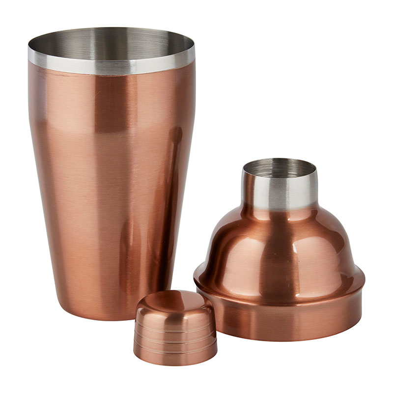 Cocktail Shaker, 500ml, Copper Finish-5