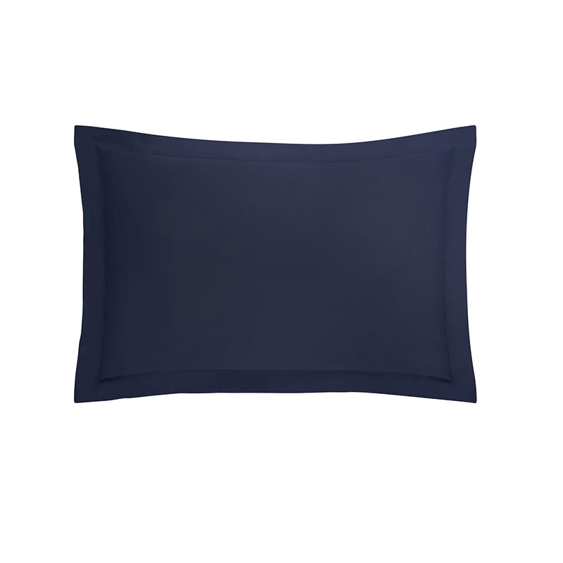 Cotton Sateen Pair of Standard Pillowcases, Midnight-0