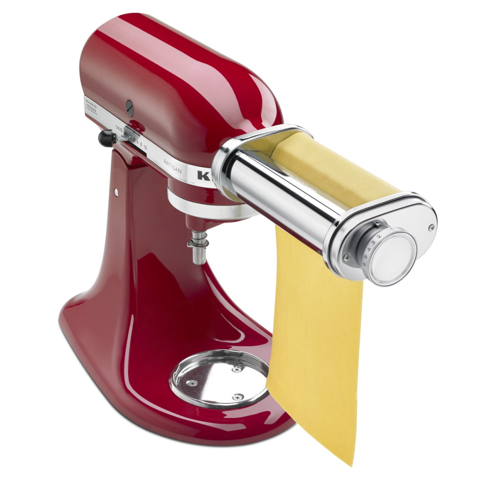 Pasta Roller Stand Mixer Attachment, Stainless Steel-1