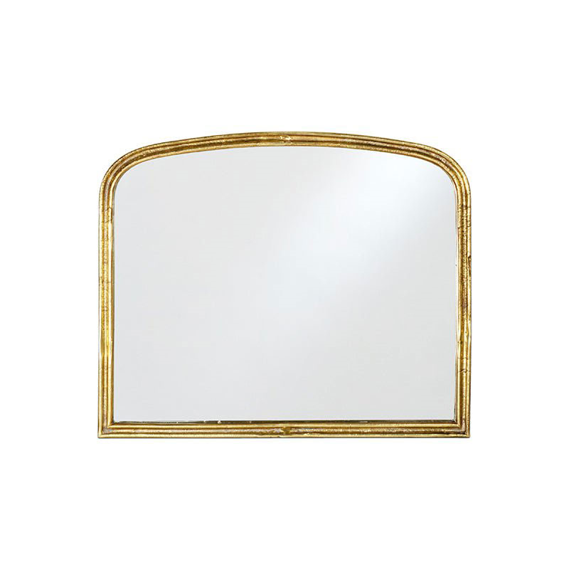 Almora Arched Mirror, H65 x W80cm, Antique Brass-1