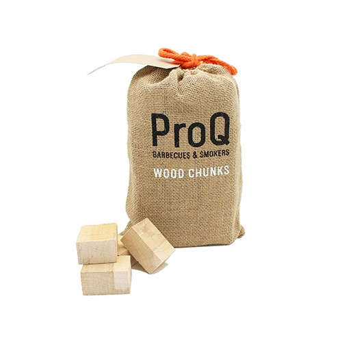 Oak Smoking wood chunks bag 1kg, Beige-0