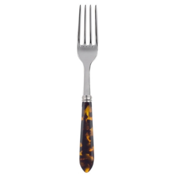 Tortoise Salad Fork, L19cm, Brown-0