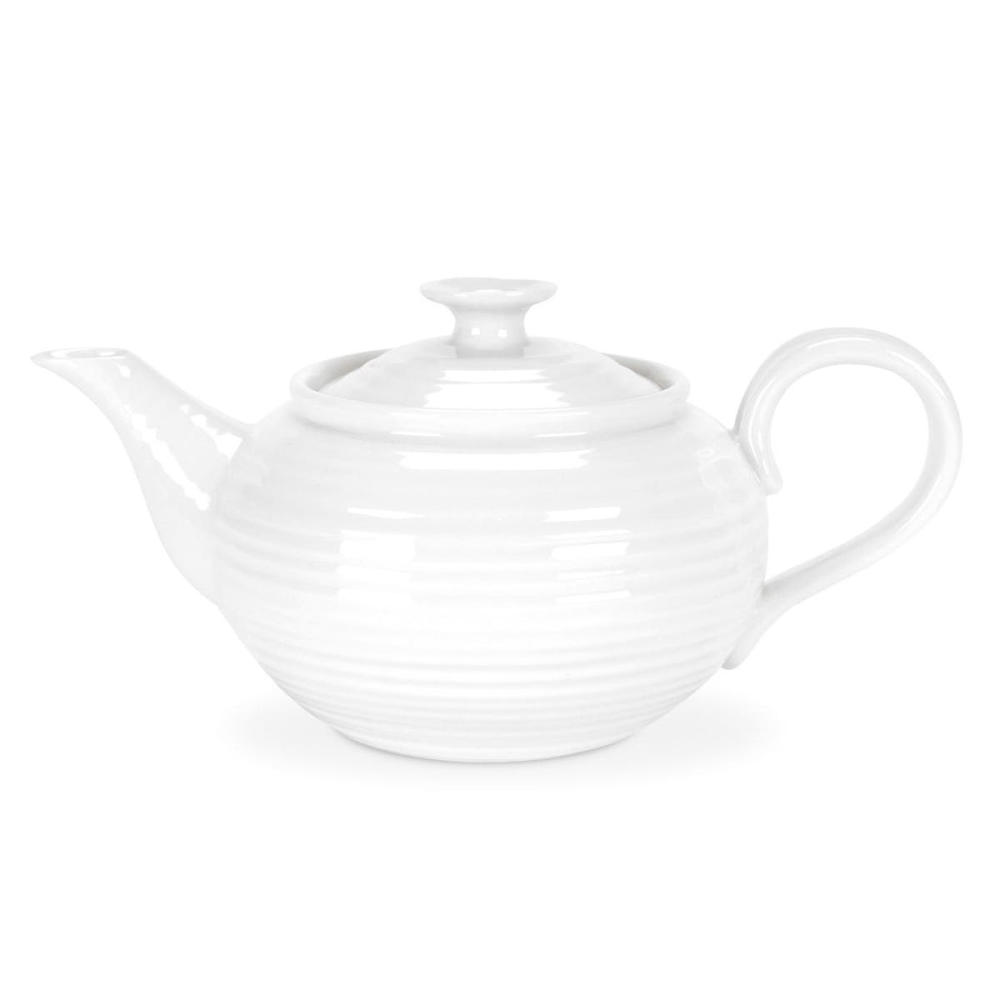 Ceramics Teapot, 1.13 litre, White-0