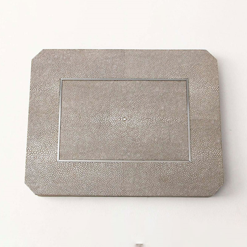 Otis Set of 4 Placemats, 20 x 30cm, Barley Shagreen-2