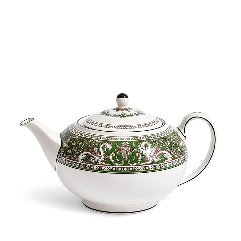 Florentine Teapot, 800ml, Verde-0