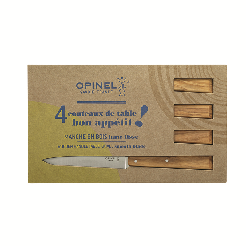 Bon Appetit South Knife Box Set, Olive Wood-0