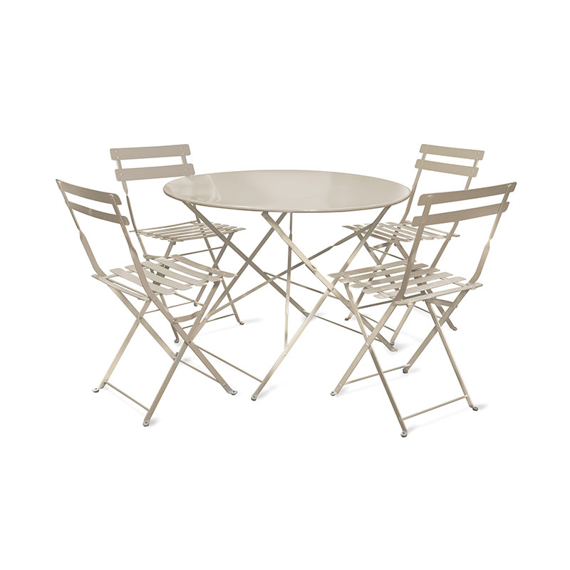 Rive Droite Bistro Garden table with 4 chairs, Clay-1