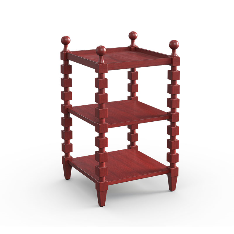 Huxley Side Table, H79 x W46 x D46cm, Red-1