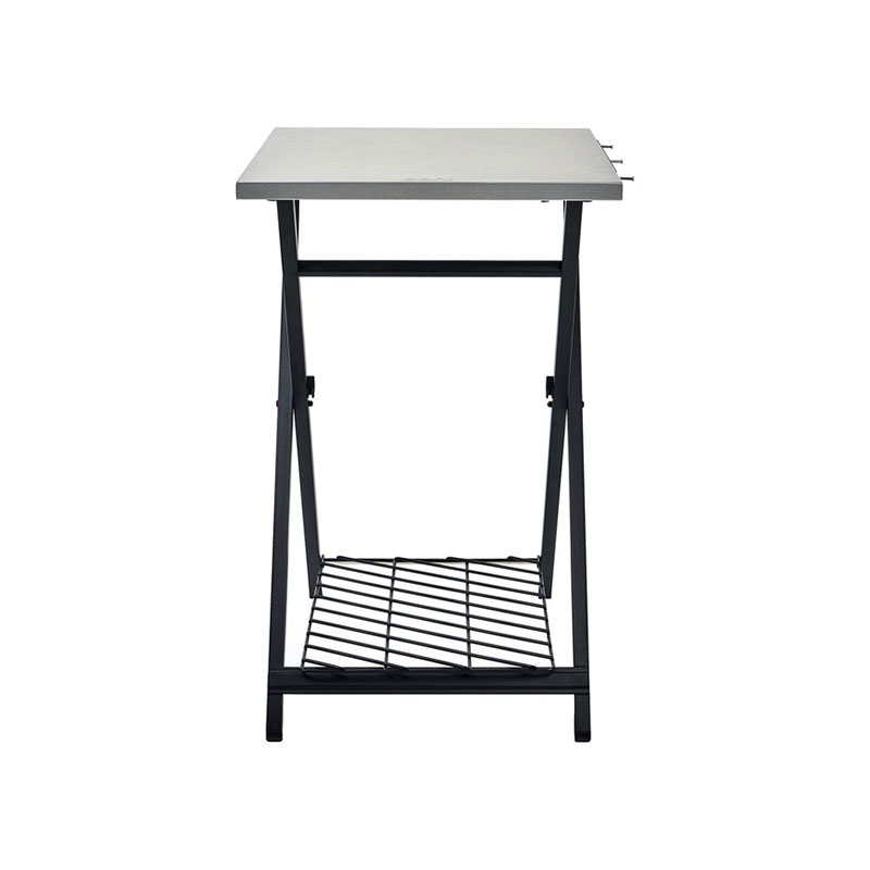 Folding Table, H70cm, Silver-4