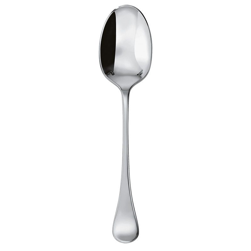 Queen Ann Serving spoon, stainless steel-1