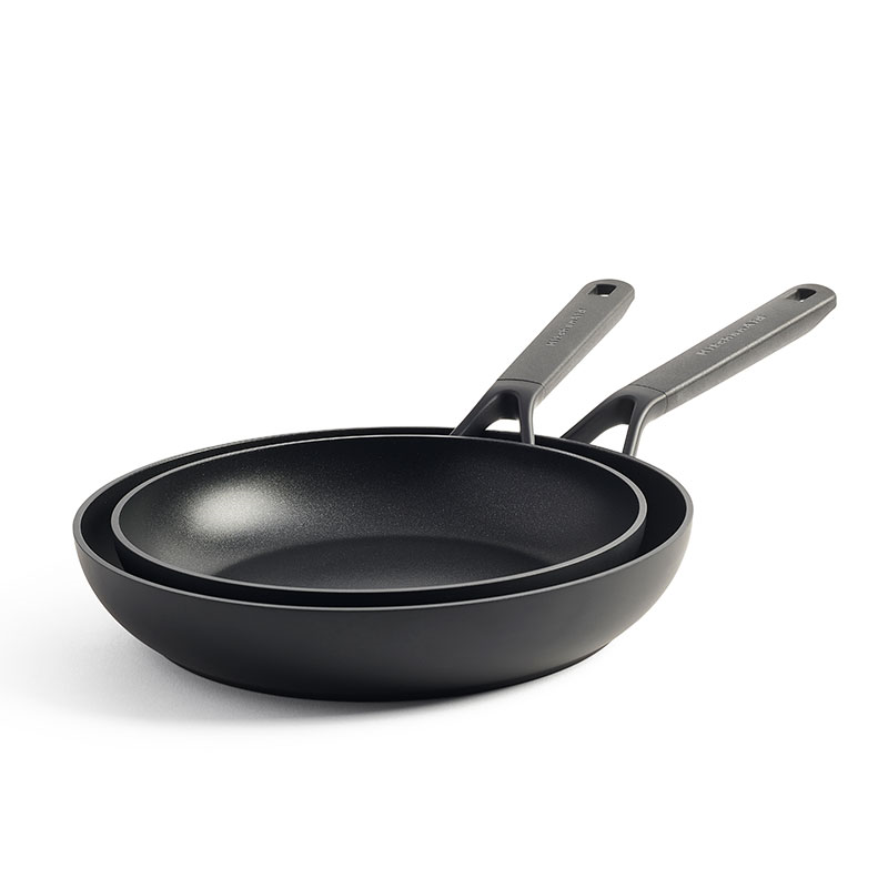 Classic Forged - Ceramic Non-Stick Frying Pan Set, 24cm & 28cm, Black-0