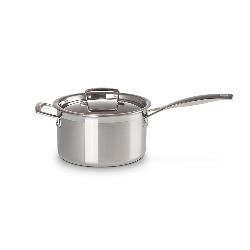 Classic 3-ply Saucepan, 20cm, Stainless Steel-1