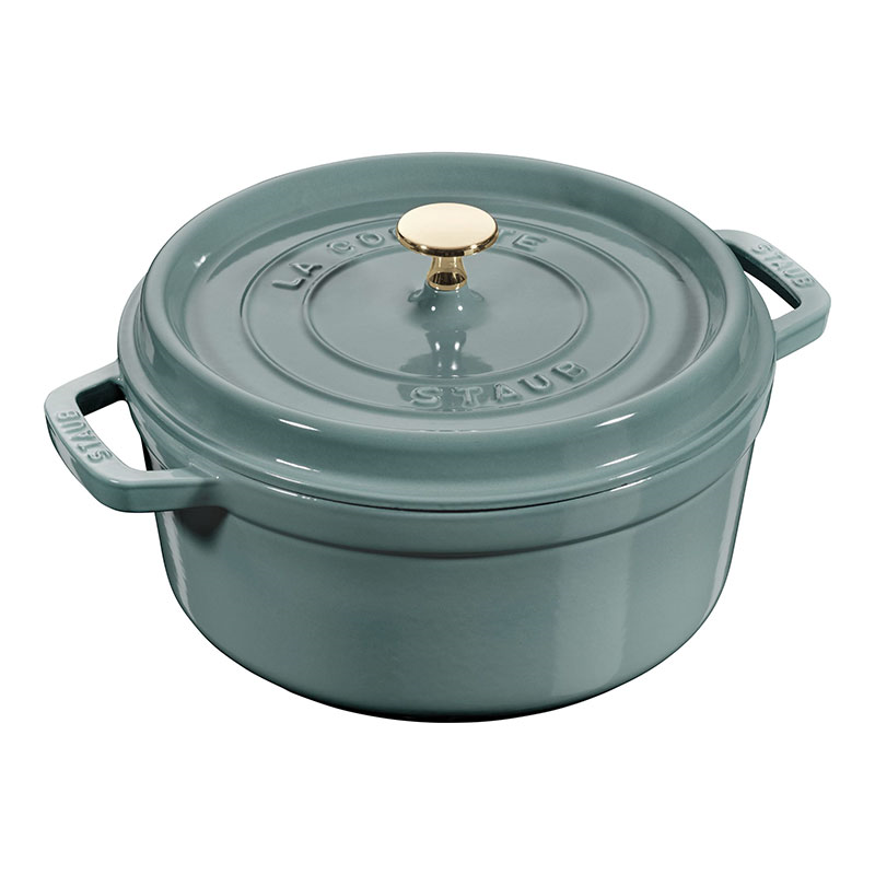 Cast Iron Cocotte, 28cm, Eucalyptus-0