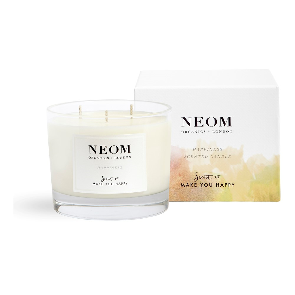 Scent to Make You Happy 3 wick scented candle, White-2