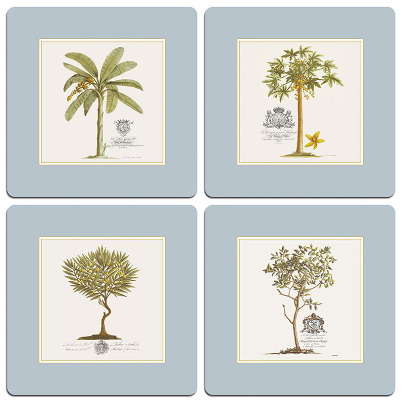 Island Palms Set of 4 Tablemats, 24 x 24cm-0