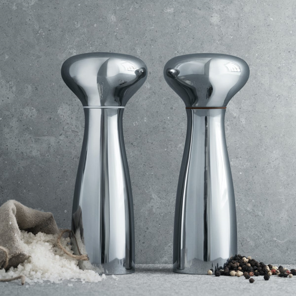 Alfredo Salt and pepper set, Stainless Steel-1