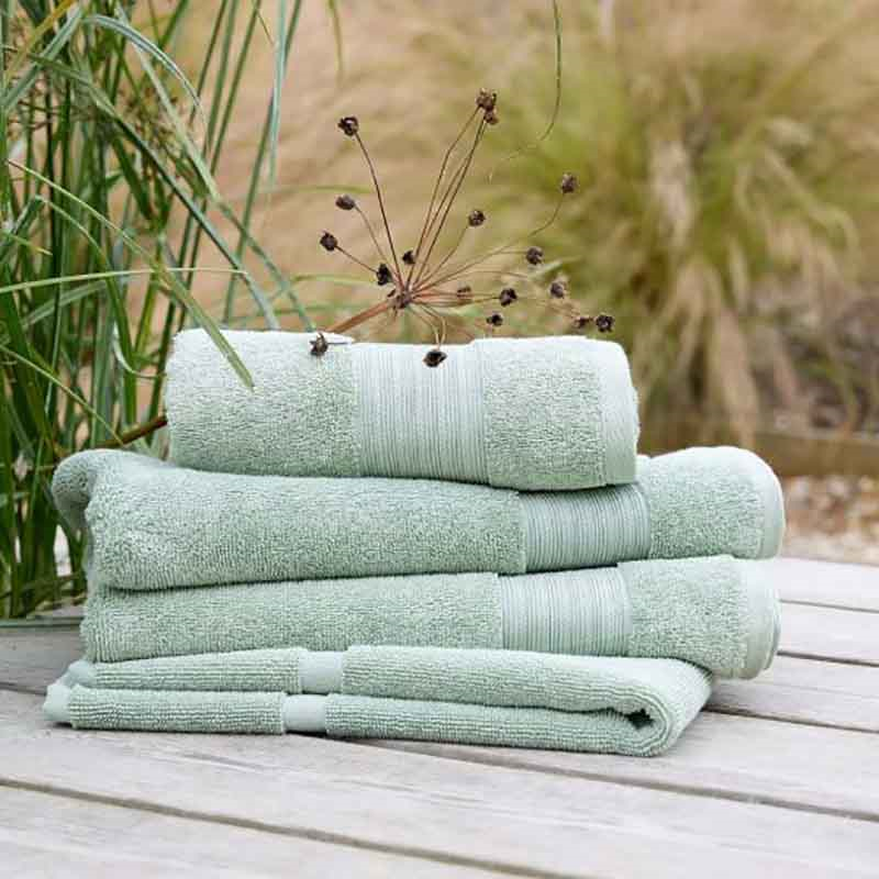 Organic Eco Twist Bath Towel, Thyme-2