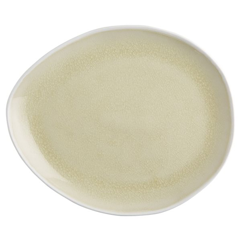 Vie Naturelle Medium Plate, W19.5cm x D16.3cm, Cream-0