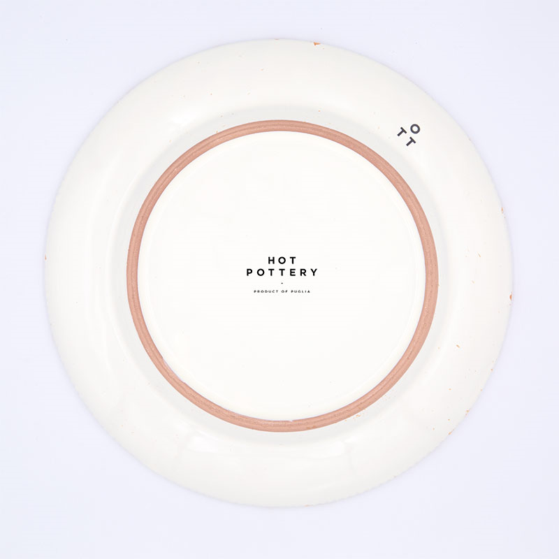 Splatter Dinner Plate, D24cm, Burnt Orange-2