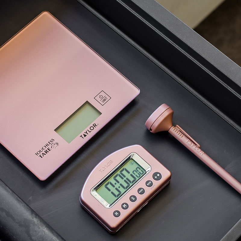 Weighing and Measuring Scale Set, Rose Gold-2