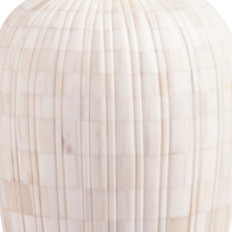 Albany Bone Table Lamp, H44cm, White-4