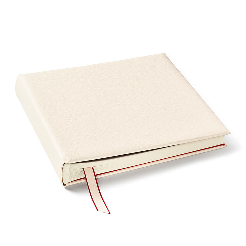 Plain Wedding Album, 14", Ivory-1