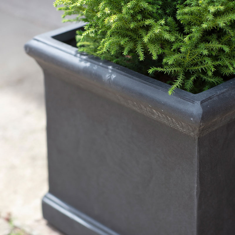 Boxgove Set of 2 Planters, Black-3